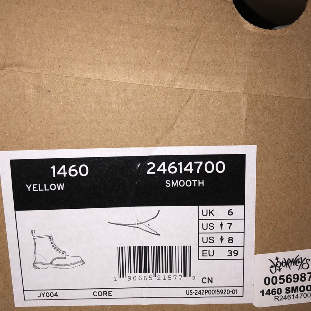 Yellow Doc Martens - Picture 2 of 2